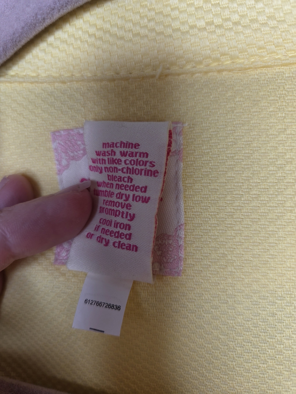Candie's Soft Yellow Double-Breasted Pea Coat - Picture 15 of 15
